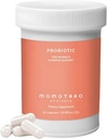 MOMOTORO APOTHECA Organic Probiotika for kvinner Vaginal & Digestive Supplement, 25 milliarder CFU - Prebiotika & Lactobacillus Blande Supplements - Feminin Sunn Vaginal Odor & Flora - 30 Kapsler