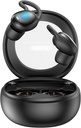 søvn hodetelefoner, trådløs søvn øredobber for side sovende, Mini øredobber for sovende, Ultra-Thin Bluetooth 5,4 hodetelefoner, komfortable usynlige – svart
