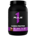 Rule 1 Casein Protein - 25g Protein og 11g EAAs Per Serving fra sakte-fremkallende Micellar Casein for overnatting Recovery og utlevert levering mellom måltider (2 pund, sjokolade peanut Smør)