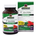 Naturens svar Cayenne Pepper pulver Capsule Supplement, 90-fylke | Naturlig metabolisme Booster | fremmer kardiovaskulær helse | Hjelper med digestion og sirkulasjon (pakke av 1)