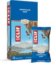 CLIF BARS - Energi Barer - Sjokolade Chip - laget med organisk havre - Plantebasert mat - Vegetarian - Kosher (2.4 Ounce Protein Bars, 12 greve) Emballasje May Vary