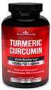 Turmeric Curcumin med BioPerine Black Pepper Extract - 755mg per kapsel, 120 Veg. Kapsler - GMO Free Tumeric, standardisert til 95% Curcuminoids for maksimal potens