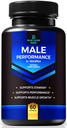 Blå Vigor Max piller for menn, all-naturlig formel for mannlig trening og utholdenhet, Premium kapsler for daglig ernæring, ytelse og energi, offisielt tillegg for mann vurderinger (60 kapsler)