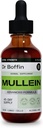 Mullein Leaf Liquid Extract 2 FL OZ - Extra Strenght Advanced Formula - Naturlig Supplement Flytende Tinktur - Lung Cleanse og Detox - Respiratorisk helse og immunstøtte Drops
