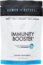 Immunitet Booster Vegansk Kapsler | Vitamin D, Omega-3, Acerola, Kale, Chia olje, Oregano olje | Immunstøtte Supplement | 60 Count