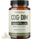 Kalsium D-Glucarate med DIM Supplement for østrogen Detox & Hormon Balance for kvinner og menn | Detox & Cleanse, Hormonal Acne, Menopause & CDG for Liver Support | Ikke-GMO, tredjeparts testet | 30ct