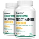 Orgabay Liposomal Nicotinamid Riboside 2000 MG med TMG og Pterostilbene, Boosting NAD+, støtte sunn aldring, 120 greve