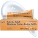 Curist Diklofenac Natrium Topical Gel 1 prosent 150g for ledsmerter - ledd smertelindring for hånd/fot smerter, kne / elbow smerte og ankelsmerter - 1% - 5,29oz
