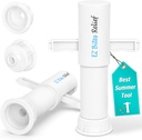 Trobing Bug Bite Suction Tool, Venom Extractor Sucker, Bee Sting Bite Relief, Lett å bruke, Naturlig kløe Relief, Reduserer smerte og hevelse, Førstehjelp for å spasere, ryggsekk og camping (White-2 Pack)