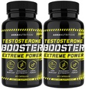 Testosteron booster for menn - mannlig forsterkning Supplement med Horny Goat Weed & Tongkat Ali - Muscle Builder utvidelse piller - Naturlig test booster økt appetitt, energi, Stamina, Libido (2 Pacific)