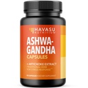 Ashwagandha 1000mg med Artichoke Extract - Ashwagandha Capsules for stress, Mood og energi støtte - Adaptogen Herbal Support for menn og kvinner - 90 Vegan, ikke-GMO Capsules, 45 Services