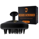 Skjeggbørste for menn, Silikone Skjegg Skrubbar, dyp rengjøring, hår og skjegg Exfoliator Hjelpe Skjegg Shampoo bedre rengjøring av Skjeggen, god hjelp for Beard Oil - Eco & Reusable