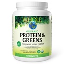 Hele jorden og havet fra naturlige faktorer, organisk befruktet protein & grønn, vegansk hele mattilskudd, uslavored, 1 lb 9 Oz