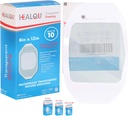 Transparent Film Dressing 8" x 12" (10 pakke) – Vanntett Klesbær Bandages for post-surgisk dusj, IV Shield, Tattoo Aftercare, Clear Breathable Dressing Patches by HEALQU