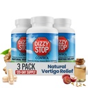 Vertigo Relief Produkt & Ikke-Drowsy Motion Sykedomspiller: Humør og besvelgelse, Ginger & Grape Seed Formula, Indre ørebalanse, bil, Cruise & Reise Essential, Magestøtte (80 Count - Pack of 3)