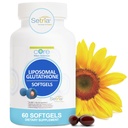 Core Med Science Liposomal Glutathione Supplement (500mg, 60 Softgels) - Ren Redusert Setria med Fosfolipid Kompleks - Antioksidant Supplement for energi, og huden