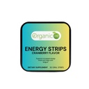 Energistriper - Beleilig daglig energiforbedring, støtter vitalitet og fokus, forfriskende Cranberry Flavor, enkel å bruke, kosttilskudd, 30 orale striper