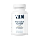 Vitale næringsstoffer Curcumin ekstrakt 700mg Vegan curcumin kosttilskudd med svart pepper ekstrakt | Antioksidant støtte for ledd, lever og cellular helse * | Gluten, Dairy, Soya gratis | 60 kapsler
