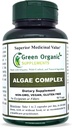 Algae, Fucoidan, Blå Grønn Algae, Kelp, Bladderwrack, Klorella, Spirulina, Irsk Moss, Dulse, 90 VCaps, høy absorberbar, ikke-GMO, Glutenfri (Single)