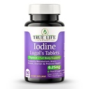 Lugols jodintabletter 6,25 mg – presise-Dose-thyroid og energi støtte – ingen harsh væske, stabil Kalium jodid supplement – 90 Ct, ikke-GMO, ingen konserverende midler