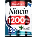 Lab - Niacin - Vitamin b3-1200 mg per servering, 150 kapsler av - vitamin b3 niacin - Ultra høy absorpsjon.
