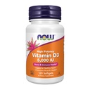 NU Mattilskudd, vitamin D-3 5000 IU, høy styrke, strukturell støtte*, 120 Softgels