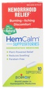 Boiron HemCalm Suppositories for hemorroide lindring av smerte, kløe, hevelse eller diskomfort - 10 greve
