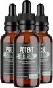 PotentStream Drops - Opprinnelig formel, naturlig flytende kosttilskudd med planteekstrakter 100% naturlig, laget i USA, 3 måneders forsyning