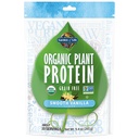 Garden of Life Organic Plant Protein Smooth Vanilla Powder, 10 serveringer - Vegan, Korn gratis og Glutenfri Plant Basert Shake med 1 milliard CFU Probiotika og enzymer, 15g Protein