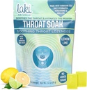 Laki Naturals Throat Soak Herbal Throat Lozenges (14 Ct) – Hawaiian Sea Salt Sore Throat & Tørr Munn Soothing Drops - Vegan, ikke-GMO, sukker-fri og glutenfri søte og salte Herbal Candies