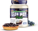 Musclesport Lean Way Plant Protein - Pea Protein og brun ris protein blanding, med tilsatt CLA, MCT og L-karnitin - 20 serveringer (Blueberry Cobbler)