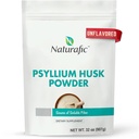 Psyllium Husk pulver Unflavored – Digestiv Fiber Supplement for Bowell Regularity & Gut Helse – Ikke-GMO, Glutenfri, Vegansk, Keto Vennlig – 32oz