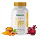 Daglig Liver Plus Liver | 60 Kapsler Liver Cleanse Detox & Support Supplement med melk Thistle, Dandelion, Turmeric, Artichoke for forbedret lever helse og reparasjon - ideell for daglig bruk
