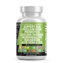 Ren Nutraceuticals Slippery Elm Psyllium Husk Pre Probiotic Digestive Gut Helse Supplement med Aloe Vera Cascara Sagrada Marshmallow Root DGL Licorice Senna Extract
