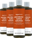 Grunnleggende Førstehjelp Antiseptisk, 10% Povidon Iodin løsning, 8 Fl Oz, Pakke med 4