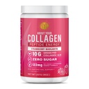 Peptide energi kollagen pulver hår, negle, hud, type I & III, Kaffein for energi, vitamin C, Biotin, Hyaluronsyre, null sukker – 8,92 oz (Strawberry Margarita)