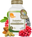Zahler Diabeter, Advanced Glucose Support Supplement med kanel, sertifisert Kosher, 180 kapsler