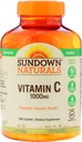Solnedgang vitamin C, 1000 Mg, høy styrke, 300 greve flasker