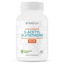 TerraForm ernæring Extra styrke S-Acetyl Glutation 300 mg – 60 syreresistante kapsler - Premium glutation Supplement - svært biotilgjengelig og stabil form SAG Supplement - laget i USA