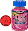 KirkIand Signature Allergi medisin Diphenhydramine HCI 25 Mg, 600 Minitabs + STS klistremerke.