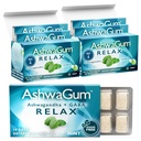AshwaGum RELAX Gum av BetterGum, høy styrke Supplement med KSM 66 Ashwagandha og Gaba, støtter Stress og tentisjon Relief, Alternativ til Gummies, sukkerfri, pakke med 2