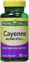 Spring Valley - Cayenne Fruit 40.000 STU, Hele urt, 100 kapsler