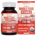 Økologisk vitamin C | Hele maten vitamin C fra Fruit Plus Absorpsjon Enhancement Cofactors - Vegansk, forbedret biotilgjengelighet - Immunstøtte, Antioksidant, Total Helse (90 Serveringer)