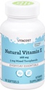 Vitacost Naturlig vitamin E - 268 mg - 90 Softgels