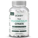 Organics Ocean Real Magnesium Citrat - høy absorpsjon Magnesium Supplement - Chelated Magnesium for å støtte energi, avslapping og regelmessighet