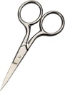 Profesjonell Grooming Scissors for personlig omsorg ansiktshårfjerning og øret nese øyenbryn Trimming rustfritt stål Fine Straight Tips Scissors Menn