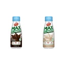 Max 30g Protein Nærings drikk, 12 rik sjokolade + 12 Meget vanilla (pakke med 24)