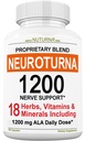 Nevropati støtte Supplement med 1200 mg ren Alfa Lipoic Acid - maksimal styrke Nerve formel for å styrke nerver i fingre, hender, tær, og føtter - beste naturlige nerve relief støtte - 180 kapsler