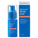 NUVADERMIS Silikon Scar Gel - 1,7 Fl Oz, gjennomsiktig Gel - Retinol & Vitamin E Formula for kirurgiske arr - C-del, Tummy Tuck & Keloid Care