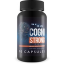 Cogni Strong Pro - Brain Health Support Supplement for minne, fokus, klarhet og humør - Brain Health Supplements for voksne med Ginseng, Turmeric, Grønn Te, & vitamin D - Nootropic Brain Booster